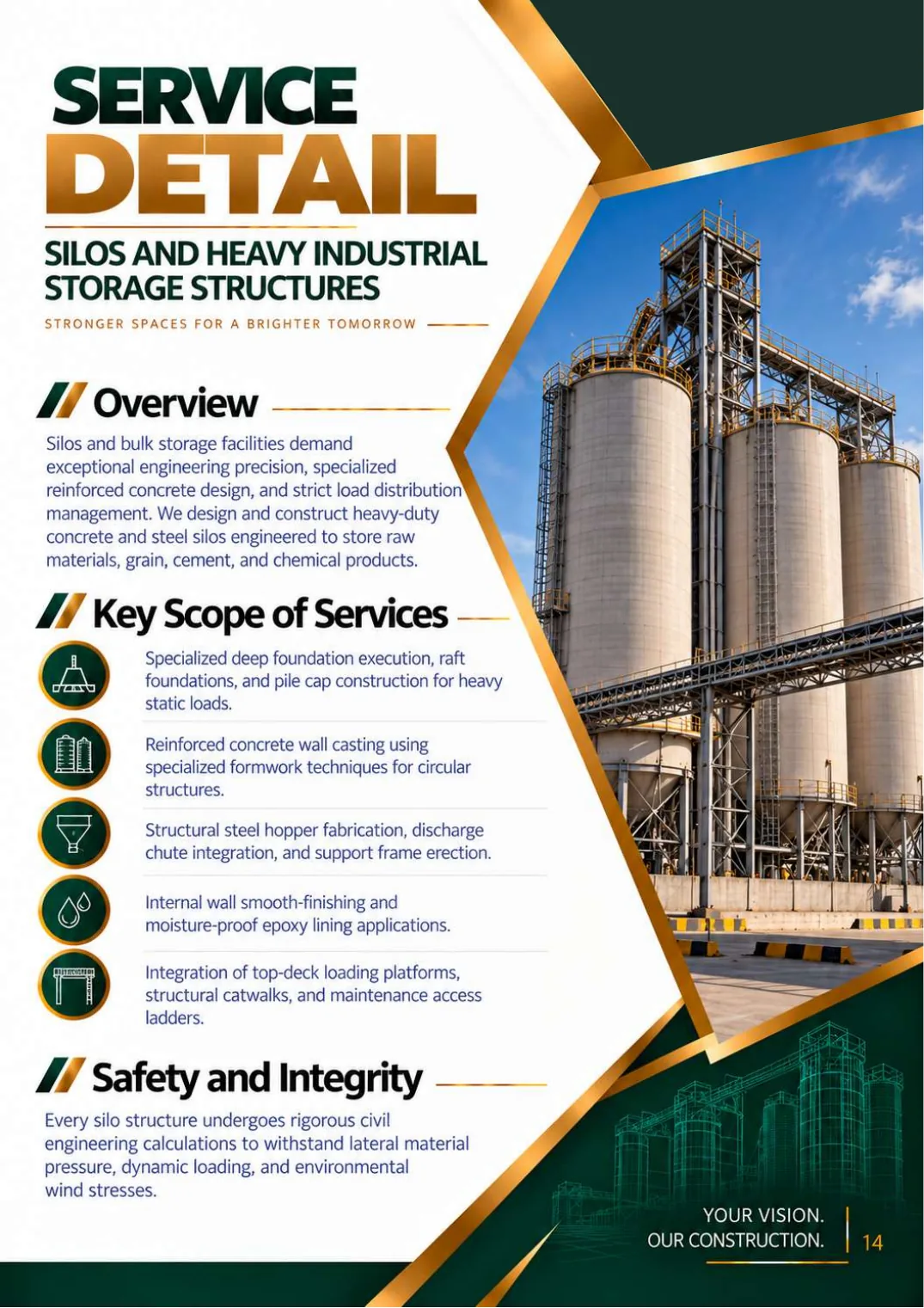 Company profile, page 16: Silos & Heavy Industrial Storage
